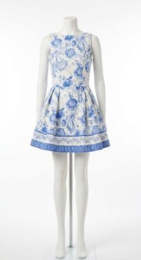 NEW GILNER FARRAR adrianne dress in libson print